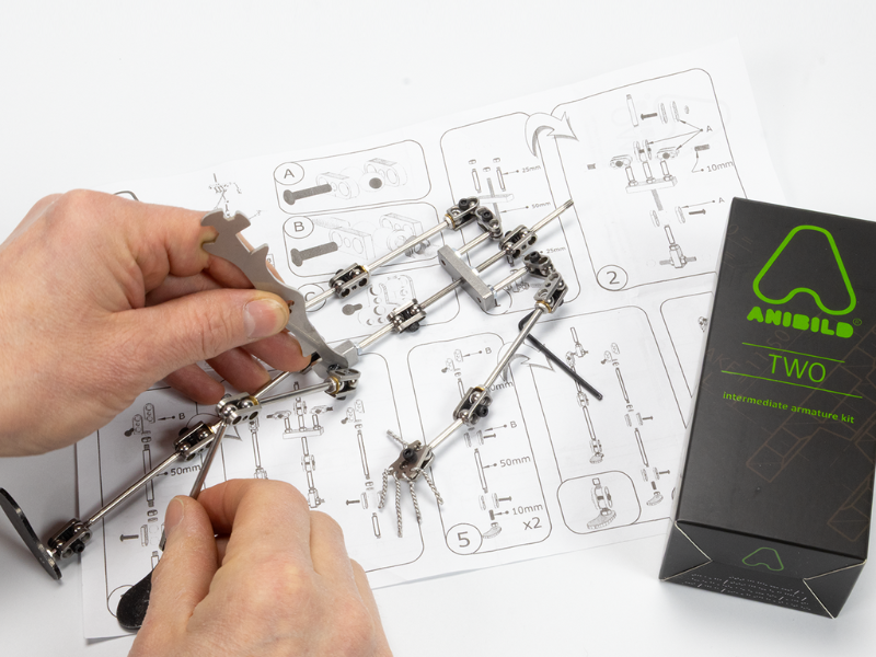 Stop motion armature kit